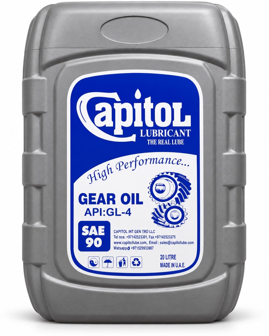 Gear Oil SAE 90, Capitol 20 L